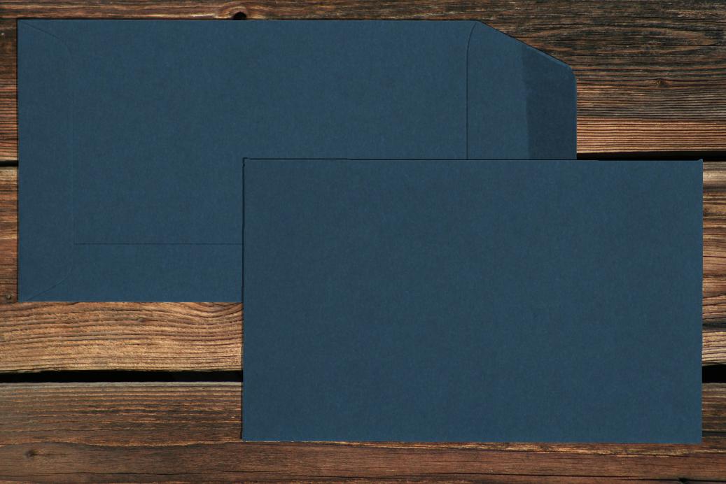 Versandtaschen 65x105 mm Nassklebend Nachtblau 120 g/qm